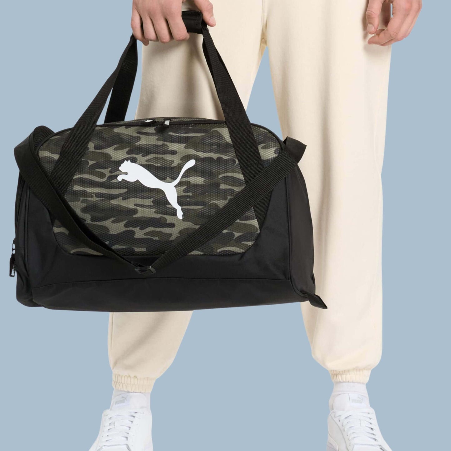 PUMA Evercat Duffel Bag – Green Camo (One Size)