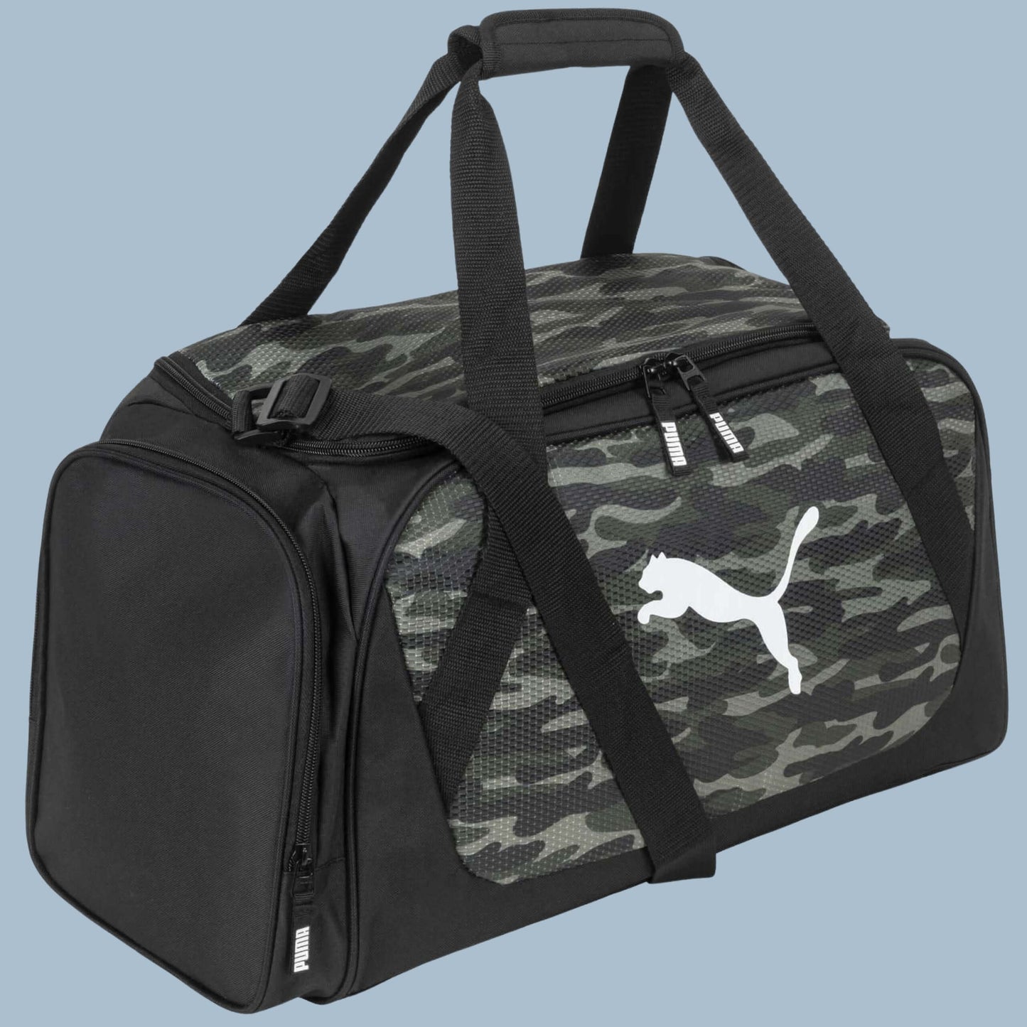 PUMA Evercat Duffel Bag – Green Camo (One Size)
