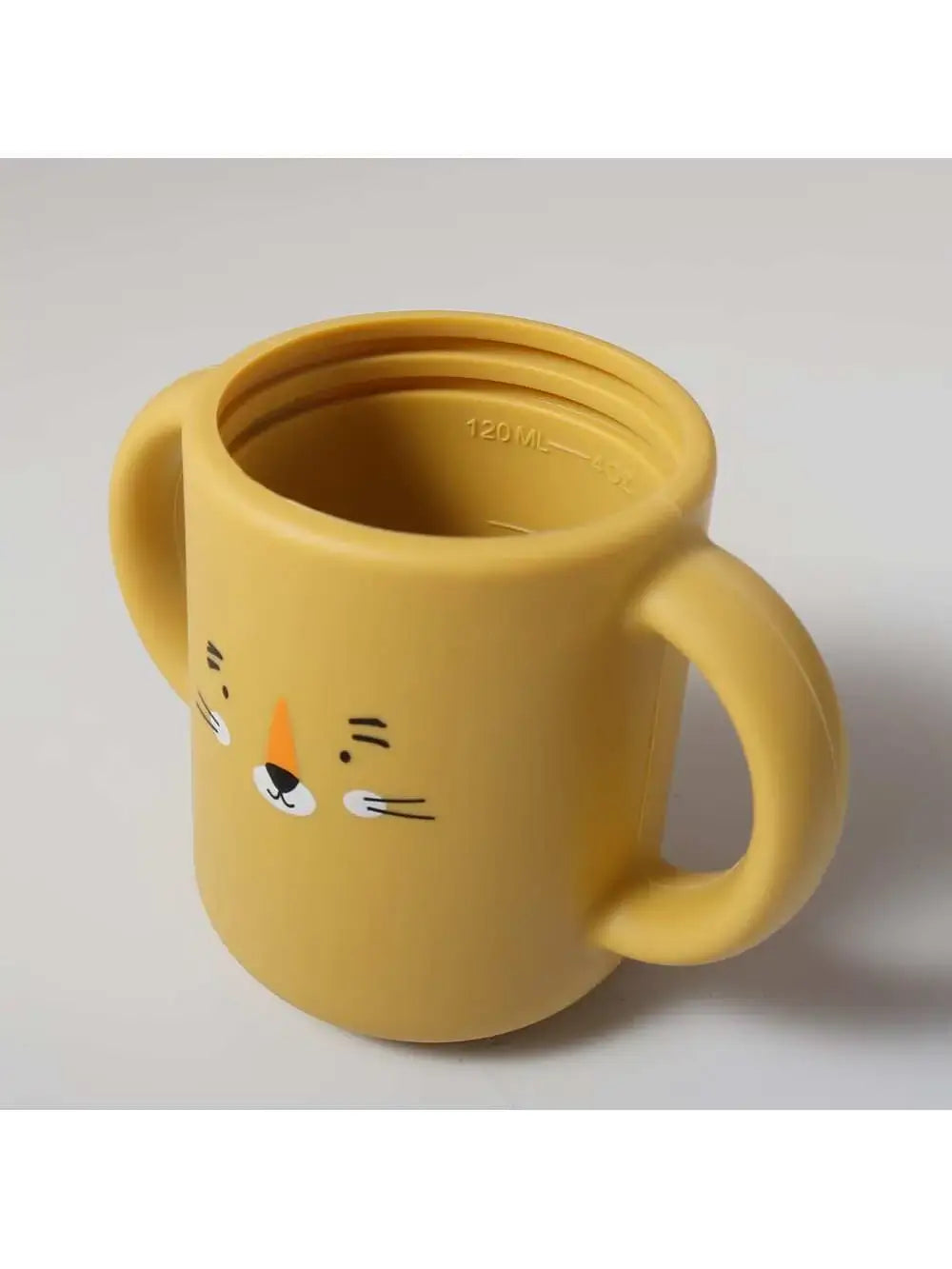 Toddler-Friendly Silicone 120ml Cartoon Learning Cup