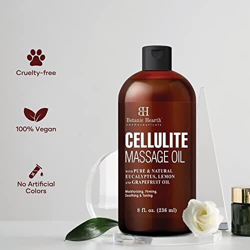 Botanic Hearth Anti Cellulite Massage Oil 8 fl oz | GreenLifeHuman Emporium