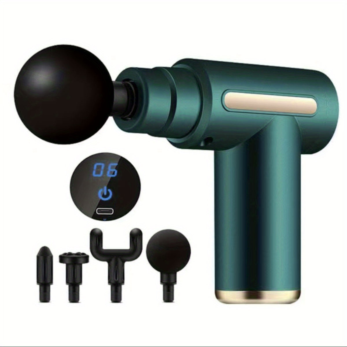Mini Ultra-Compact Percussion High Torque Deep Tissue Massage Gun | GreenLifeHuman Emporium