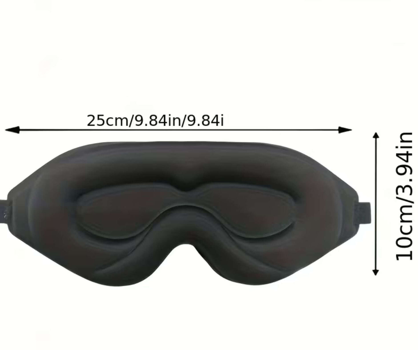 3D Blackout Sleep Eye Mask with Travel Pouch - Comfort Mask
