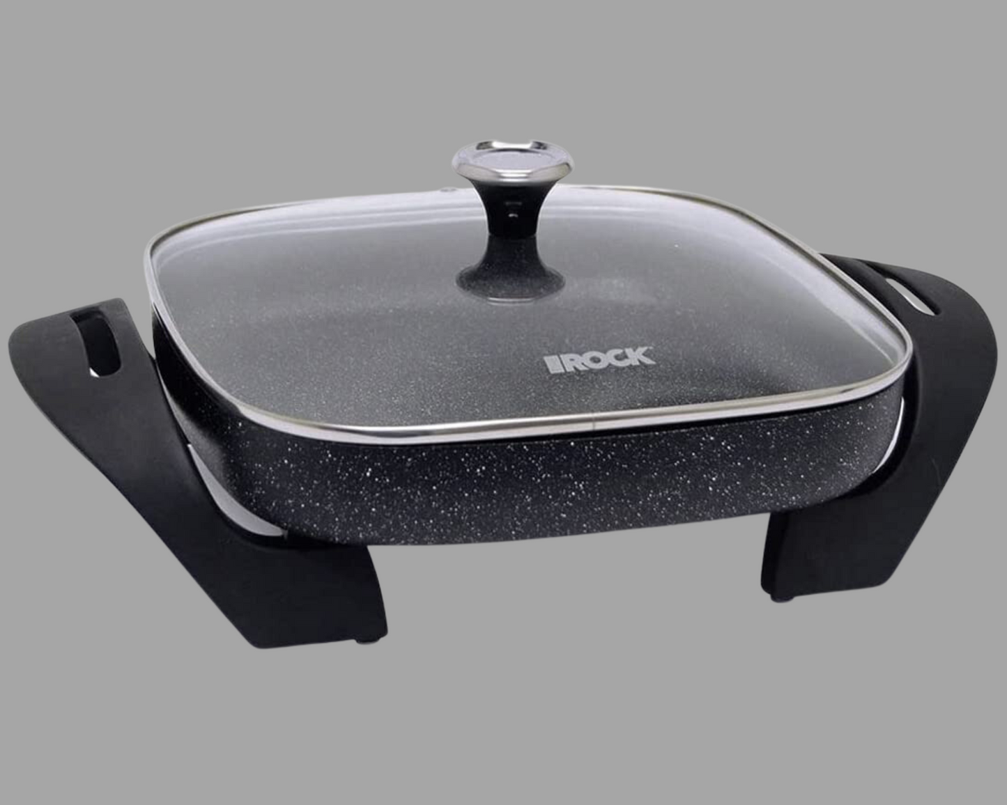 Starfrit Die-Cast Aluminum Nonstick 10-Inch Sq Grill Pan with Foldable Handle | GreenLifeHuman Emporium