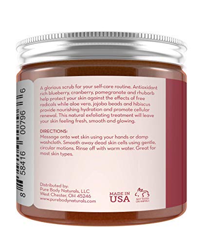 Superfruit Smoothie Scrub, 8.8 fl oz Antioxidant-Rich Exfoliating Scrub for Smooth Rejuvenated Skin | GreenLifeHuman Emporium