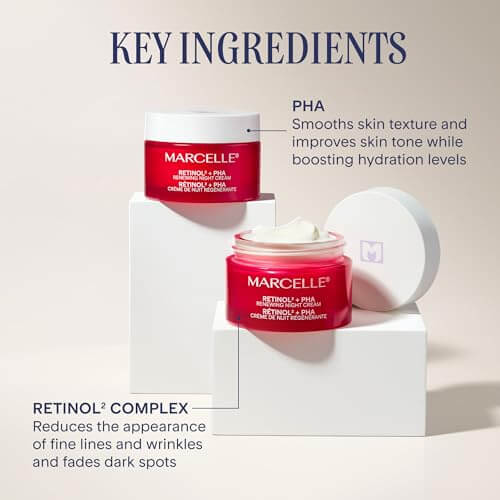 Marcelle Night Cream with Retinol² + PHA - 50 mL