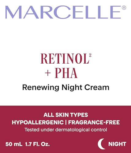 Marcelle Night Cream with Retinol² + PHA - 50 mL