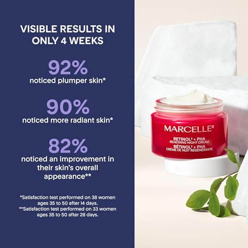Marcelle Night Cream with Retinol² + PHA - 50 mL