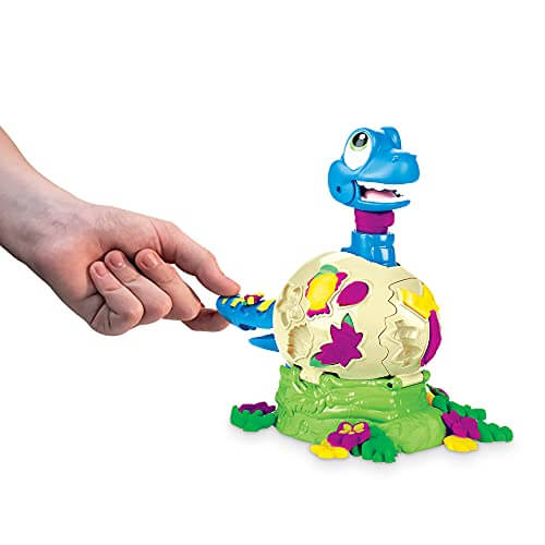 Dino Fun: Growin’ Tall Bronto with Play-Doh Eggs (Non-Toxic)