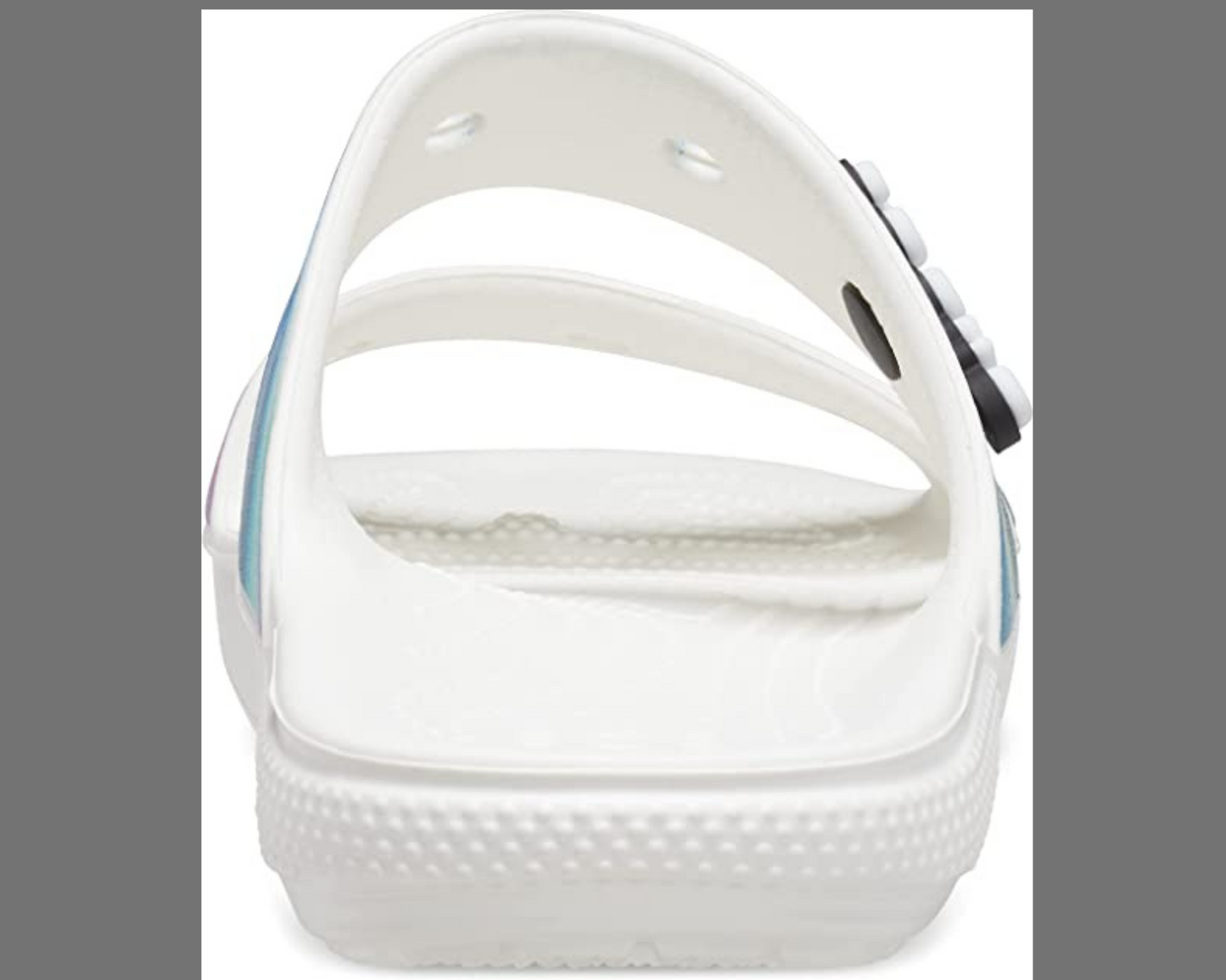 Crocs Tie Dye Two-Strap Slide Sandals Comes with Set of JIBBITZ | GreenLifeHuman Emporium