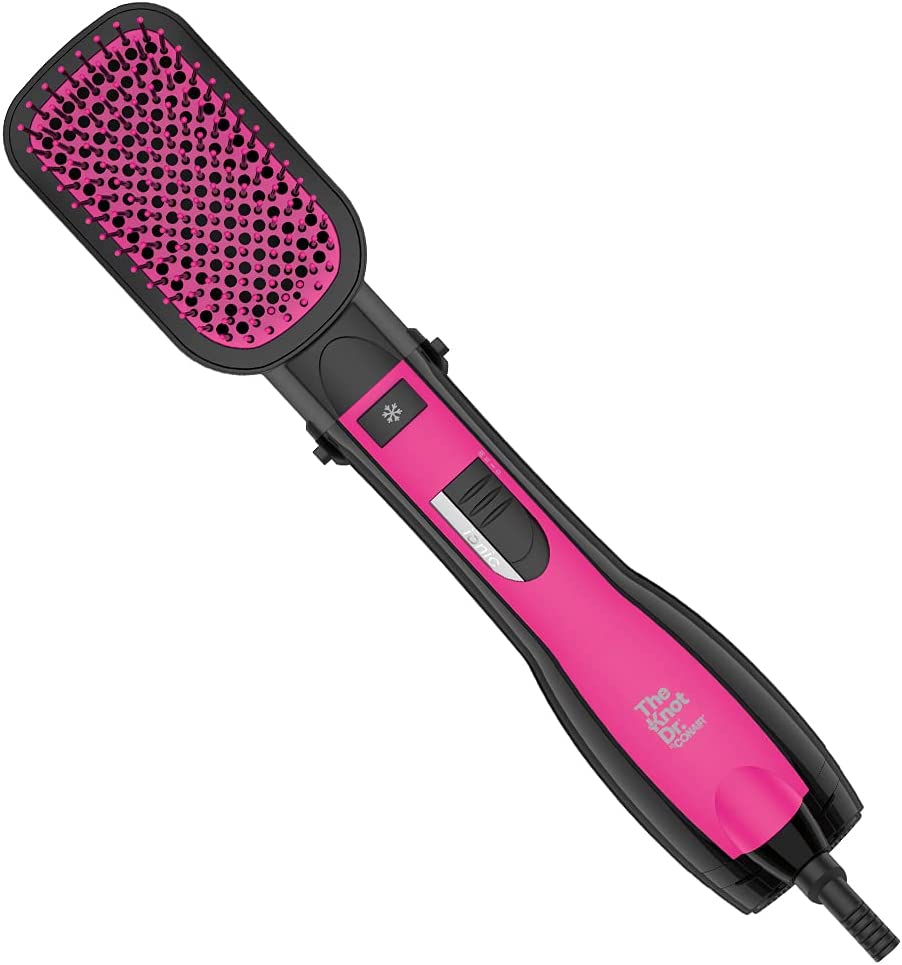 The Knot Dr. Conair BC120C All-in-1 Smoothing Detangling Dryer Brush Pink | GreenLifeHuman Emporium