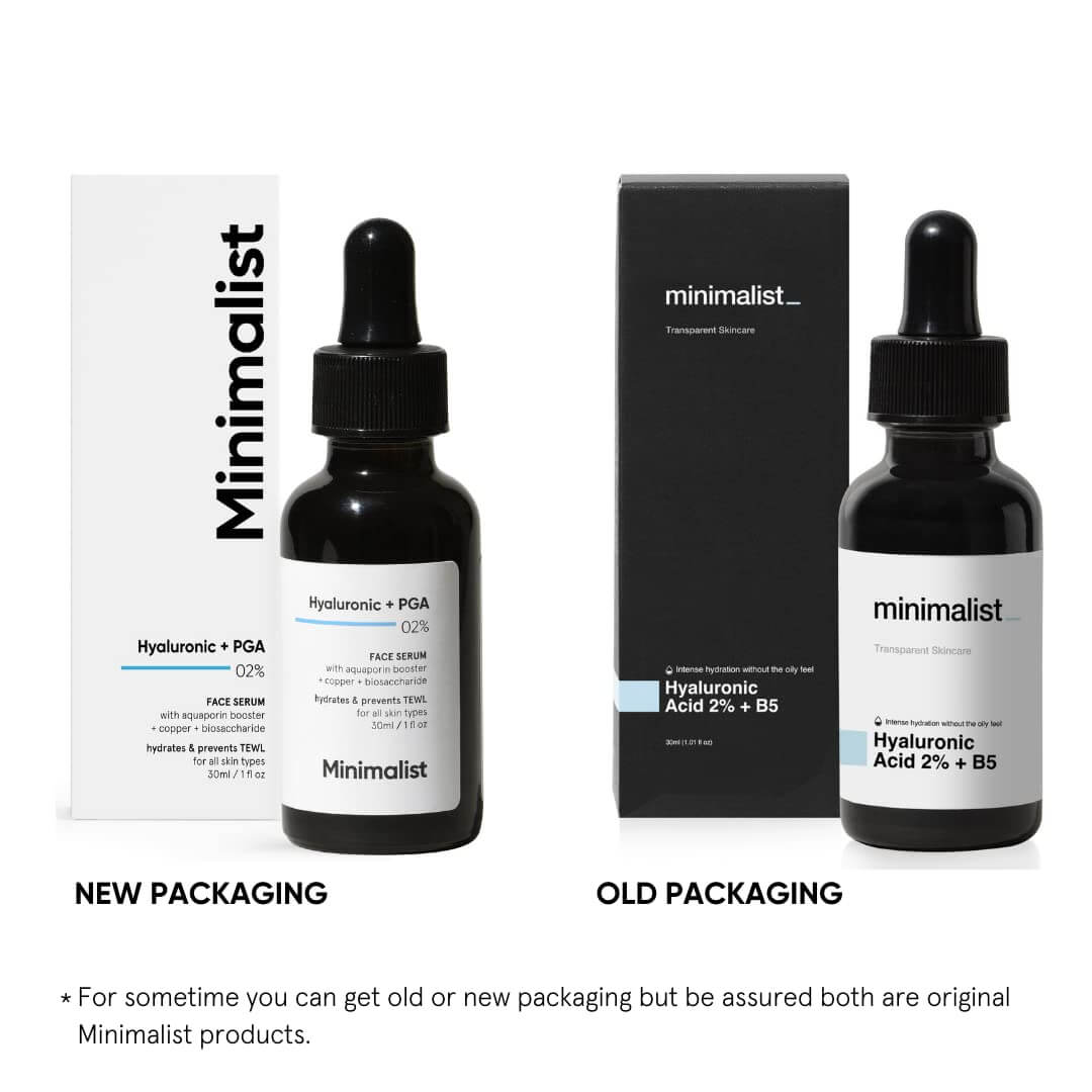 Minimalist 2% Hyaluronic Acid Serum (30ml) – Intense Hydration for All Skin Types