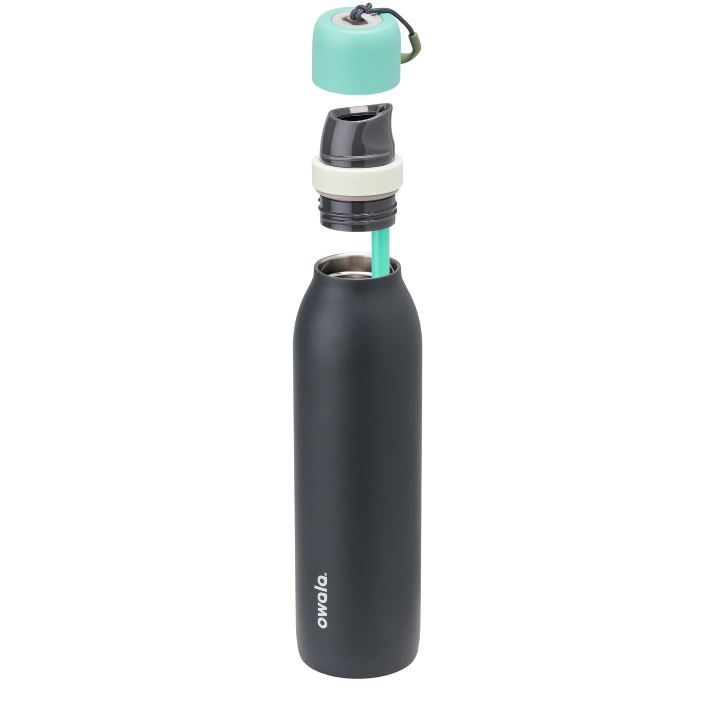 FreeSip Fresh: Owala 24oz Stainless Water Bottle with Straw