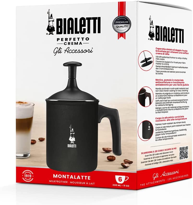Bialetti Tutto Crema Milk Frother | GreenLifeHuman Emporium
