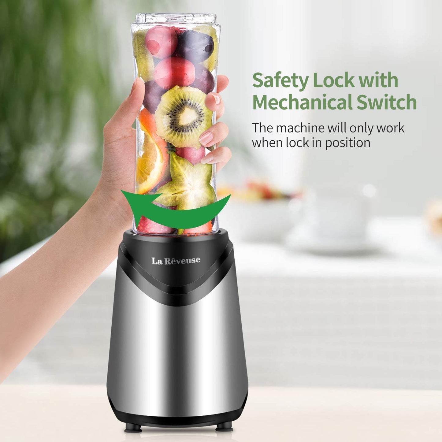 Portable Travel Size La Reveuse Smoothie Blender 300 Watts BPA-free | GreenLifeHuman Emporium