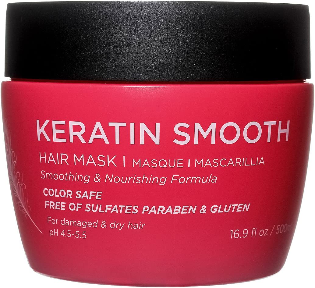 LUSETA Keratin Smooth Hair Mask - Color Safe Nourshing | GreenLifeHuman Emporium
