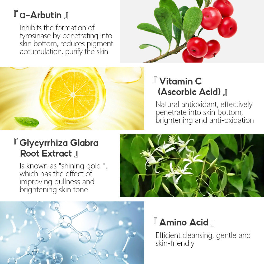 VIBRANT GLAMOUR Arbutin Facial Cleanser | GreenLifeHuman Emporium