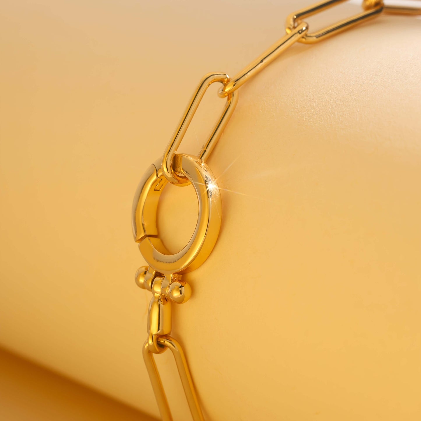 Everyday Glam: 925 Silver & 18K Gold Plated Parker Bracelet