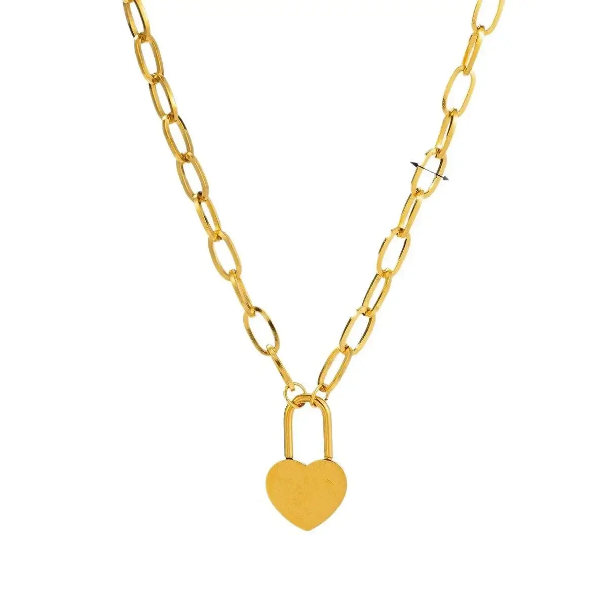 Locked in Love: High Quality Tarnish-Free SS Necklace
