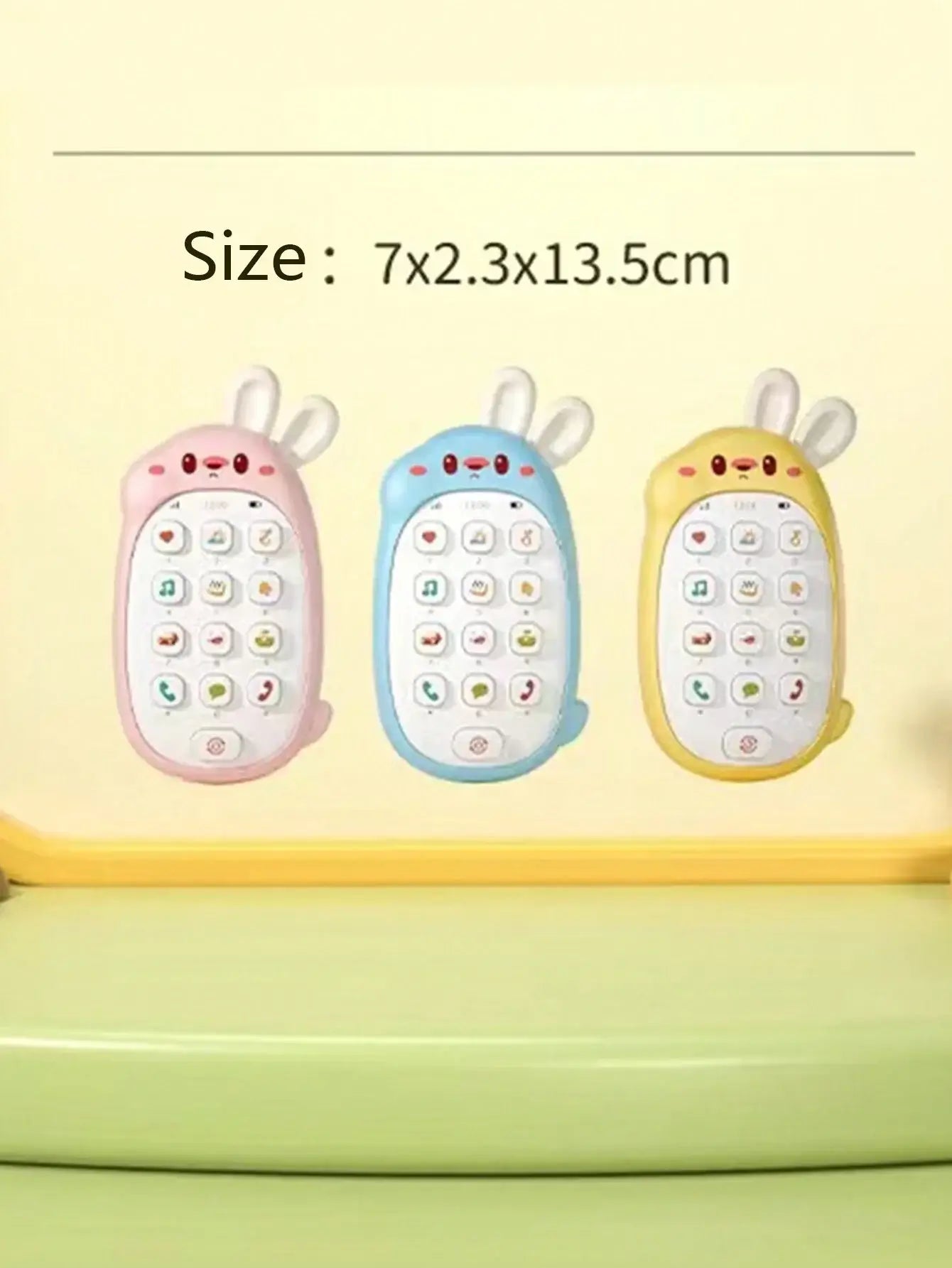 Musical Baby Phone Toy Early Learning & Puzzle Fun