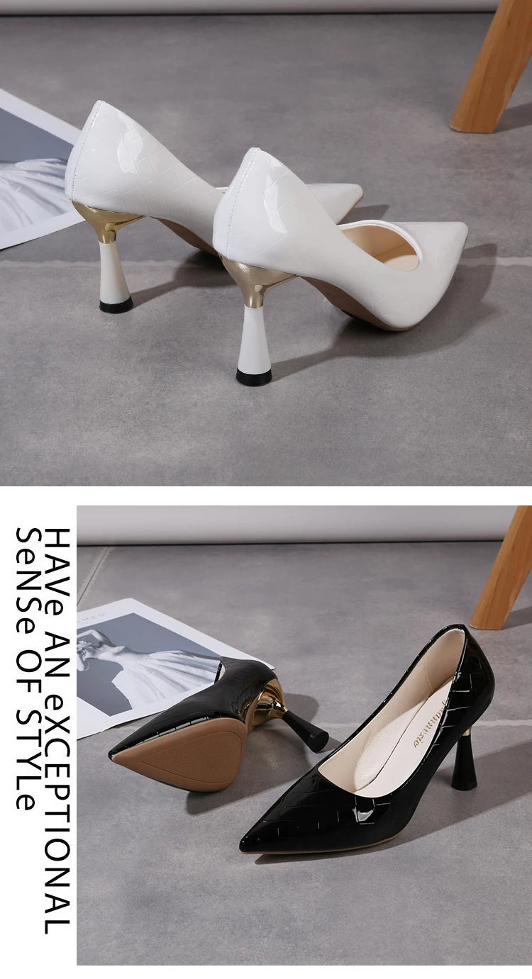 Timeless Trend: Plaid Classic High Heel Fashion Shoes | GreenLifeHuman Emporium
