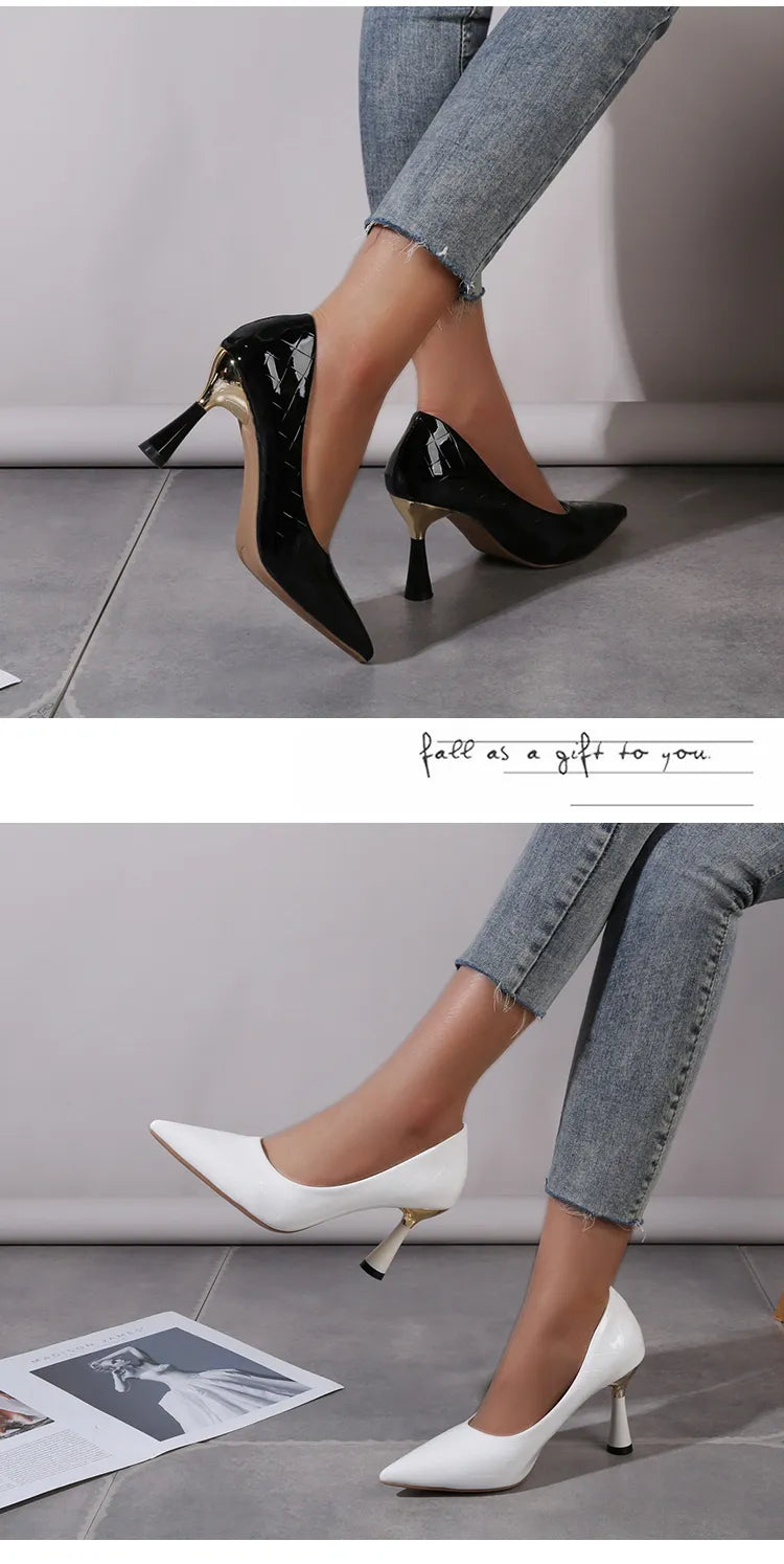 Timeless Trend: Plaid Classic High Heel Fashion Shoes | GreenLifeHuman Emporium