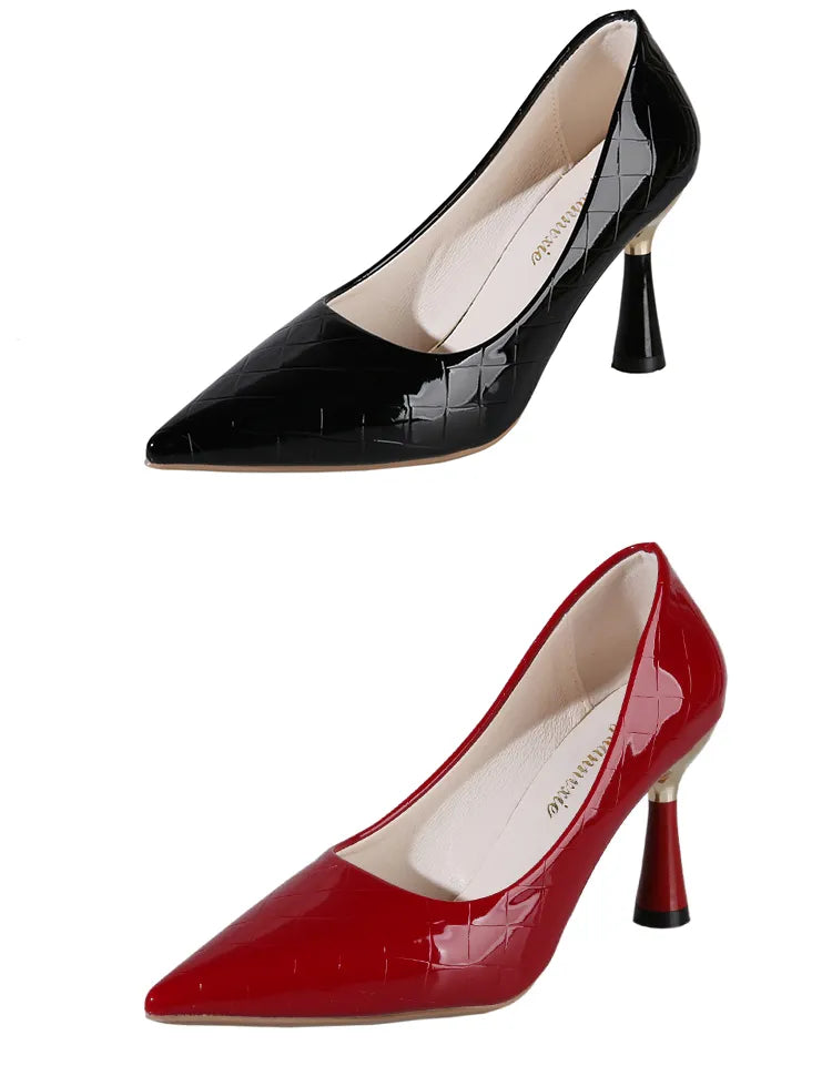 Timeless Trend: Plaid Classic High Heel Fashion Shoes | GreenLifeHuman Emporium