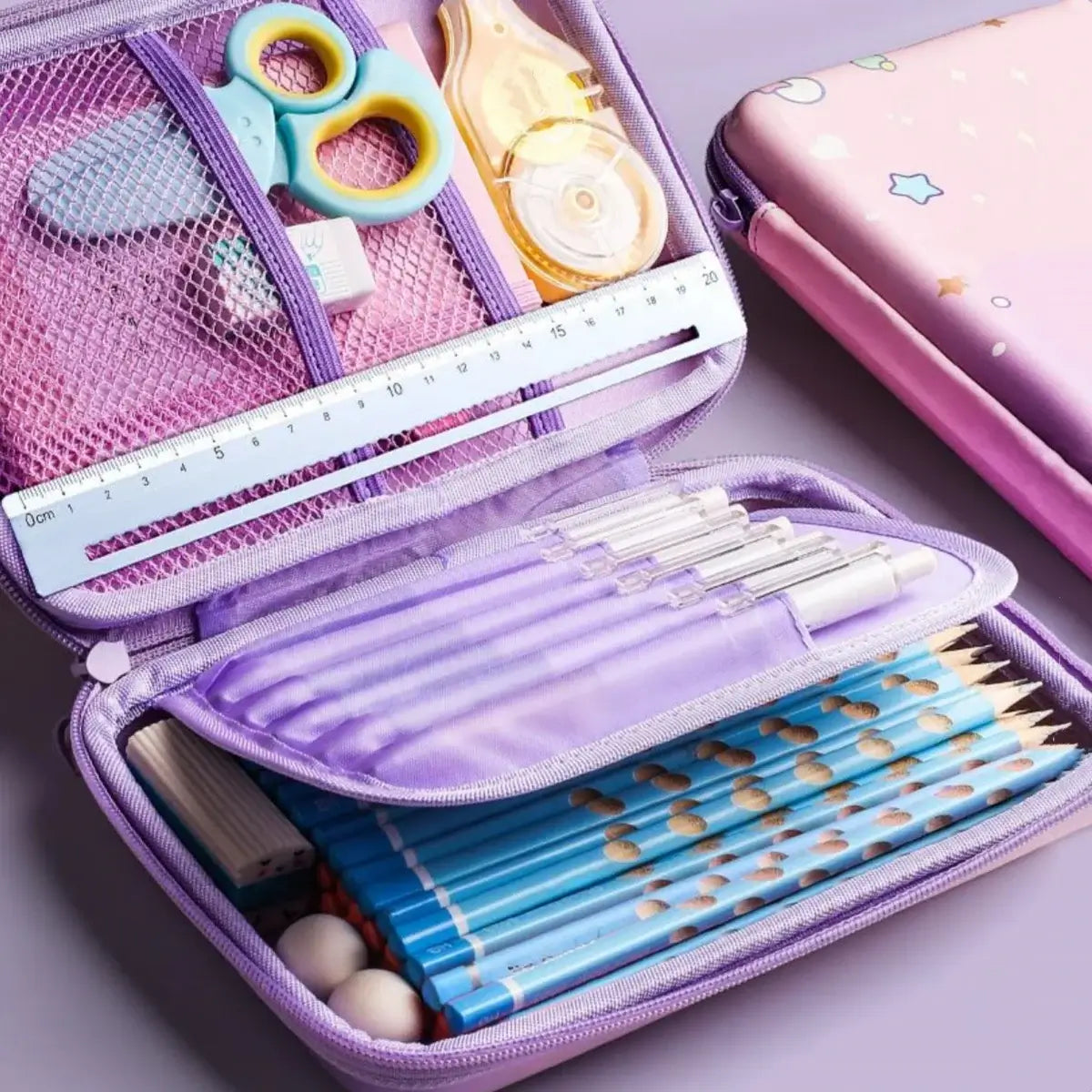 Adorable & Colorful Unicorn 3D Pencil Case