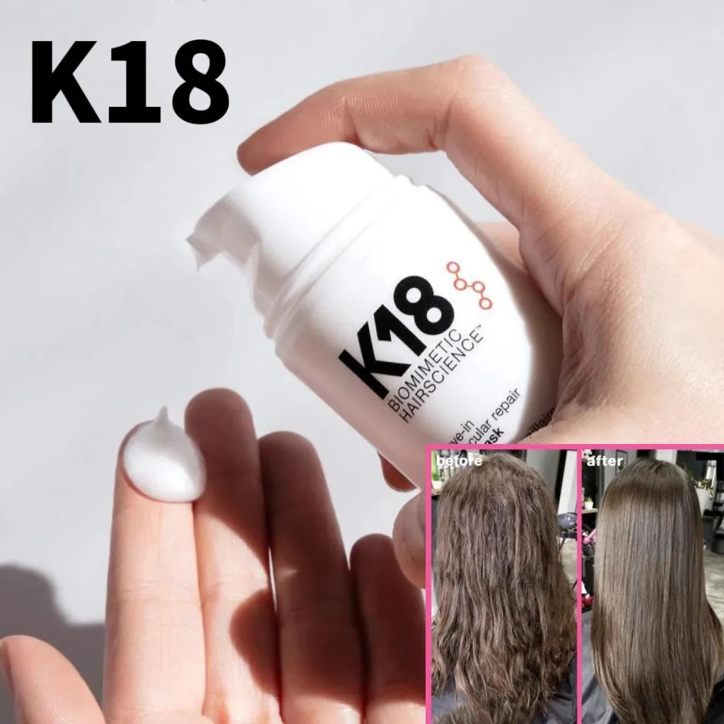 K18 Leave-In Molecular Repair Hair Mask Restore Soft Hair Keratin & Scalp Treatment - 50ml | GreenLifeHuman Emporium