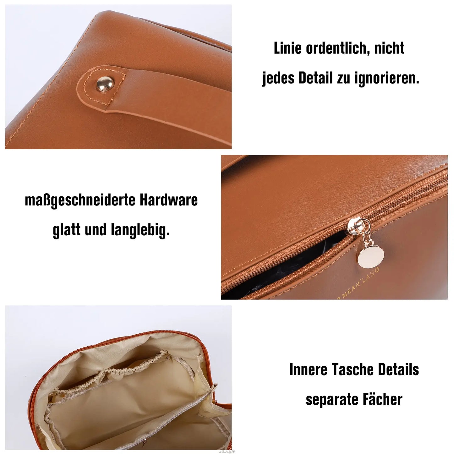 Large Capacity Multifunctional PU Leather Portable Travel Cosmetic Bag | GreenLifeHuman Emporium