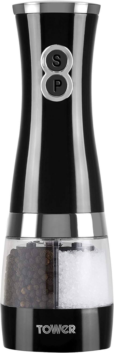 Tower Duo Electric Salt & Pepper Mill Grinder