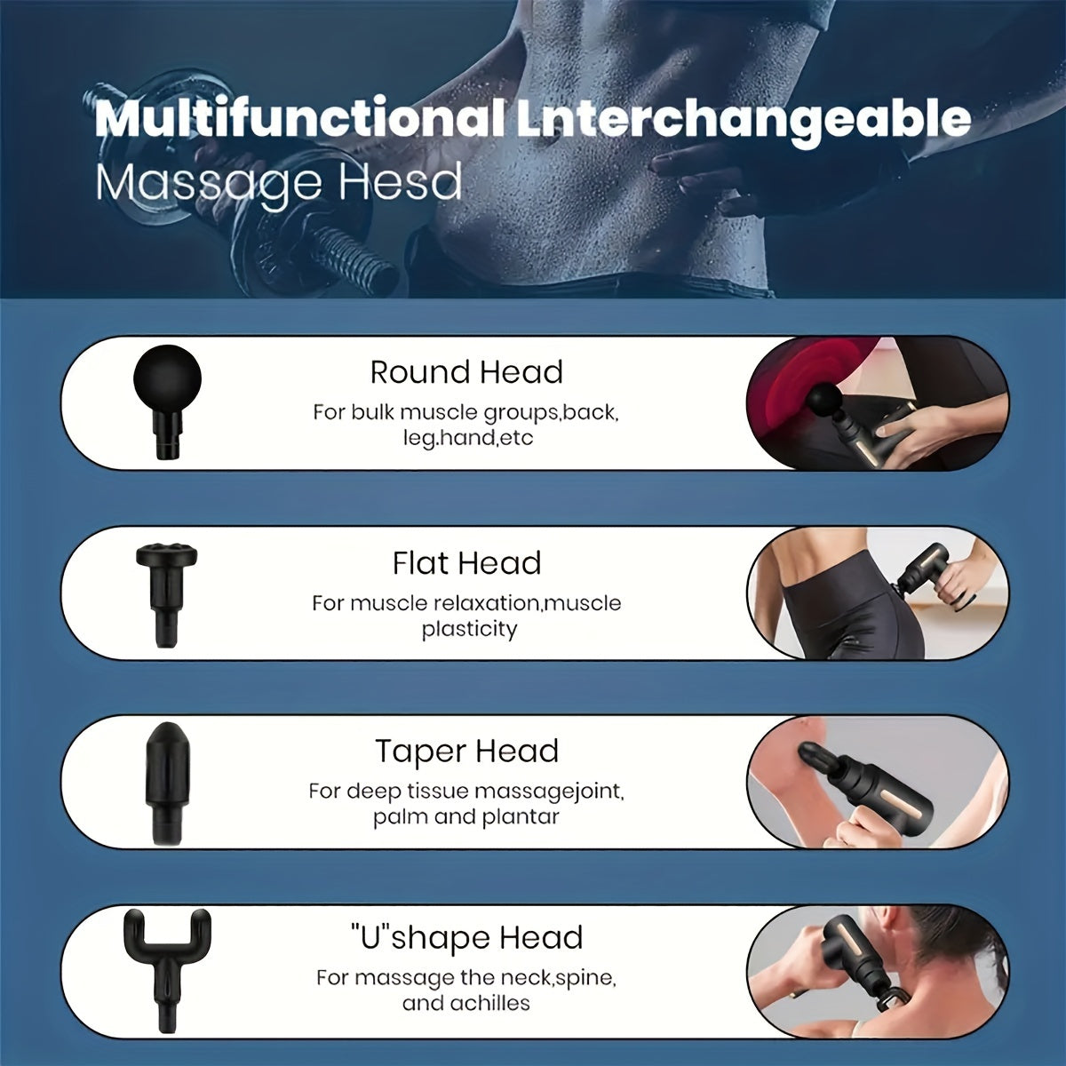 Mini Ultra-Compact Percussion High Torque Deep Tissue Massage Gun | GreenLifeHuman Emporium
