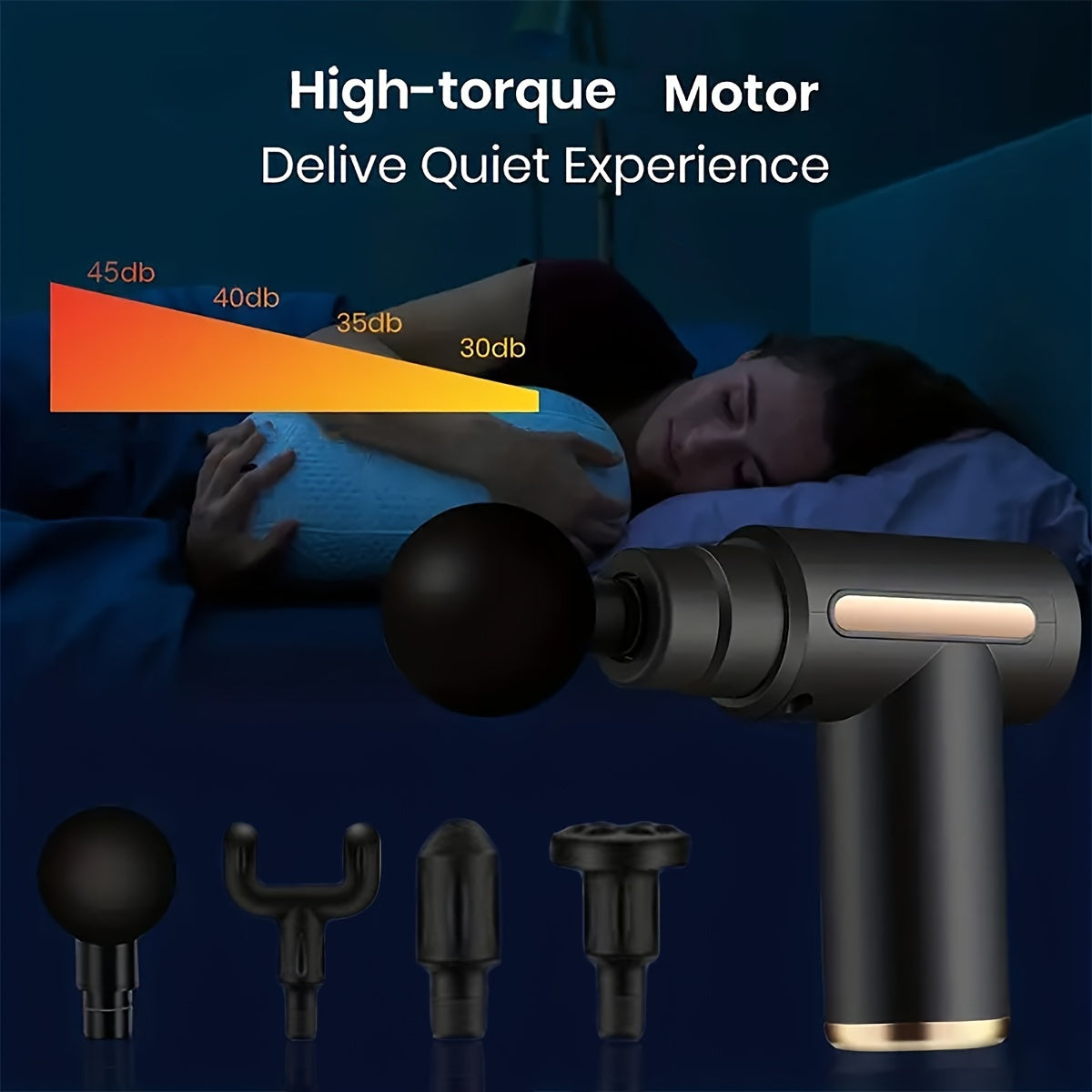 Mini Ultra-Compact Percussion High Torque Deep Tissue Massage Gun | GreenLifeHuman Emporium