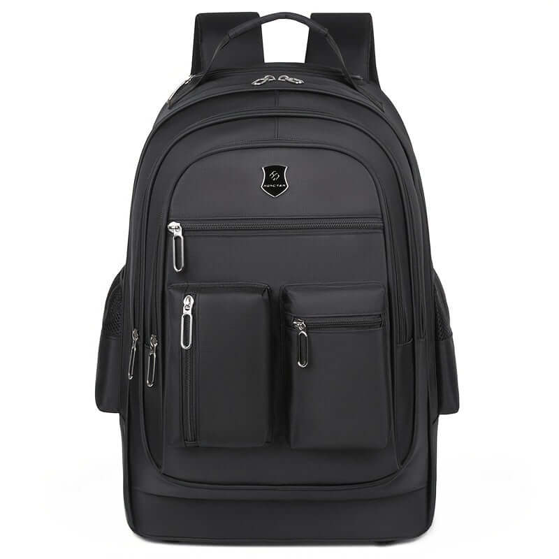 Large Capacity Multi-Layered Travel Backpack with Wheels