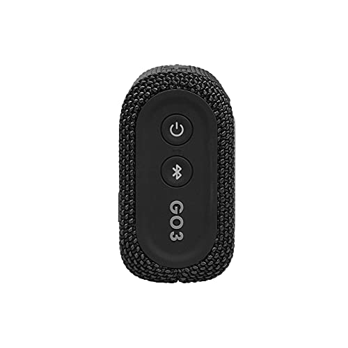 JBL Go 3: Portable Speaker with Bluetooth, Built-in Battery, Waterproof and Dustproof Feature Black | GreenLifeHuman Emporium