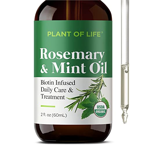Hair Strengthening Plant of Life Rosemary & Mint Oil - Scalp Nourish & Treatment (2oz / 60ml) | GreenLifeHuman Emporium