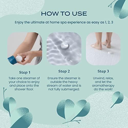 Aromatherapy Shower Steamers for Relaxation, Stress Relief & Luxury Self Care - Fresh Eucalyptus | GreenLifeHuman Emporium