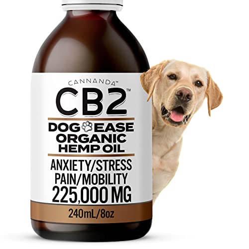 Organic CB2 Hemp Oil For Dogs - Supports Immune & Brain Function. 240ml/8oz | GreenLifeHuman Emporium