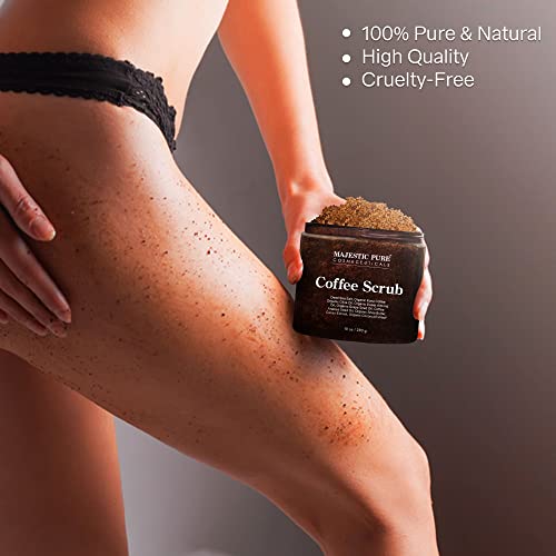 Arabica Coffee Scrub - All Natural Body Scrub for Skin Care, Stretch Marks, Eczema, Age Spots - 10 Ounces | GreenLifeHuman Emporium