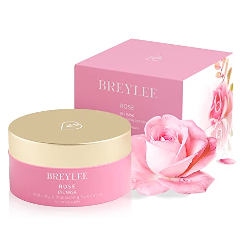 BREYLEE Rose Eye Mask Under Eye Patches - 60 Pcs | GreenLifeHuman Emporium