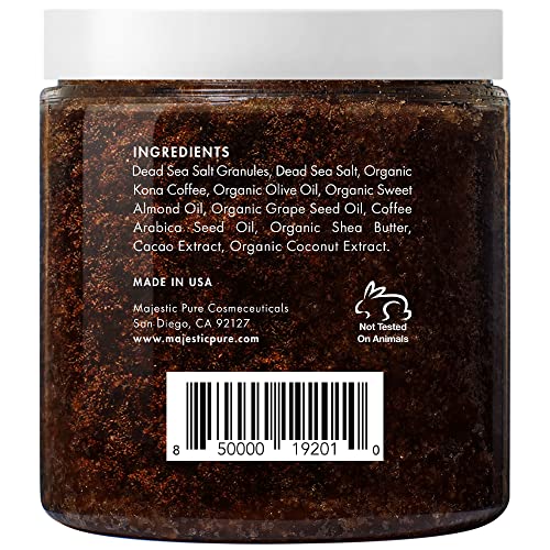 Arabica Coffee Scrub - All Natural Body Scrub for Skin Care, Stretch Marks, Eczema, Age Spots - 10 Ounces | GreenLifeHuman Emporium