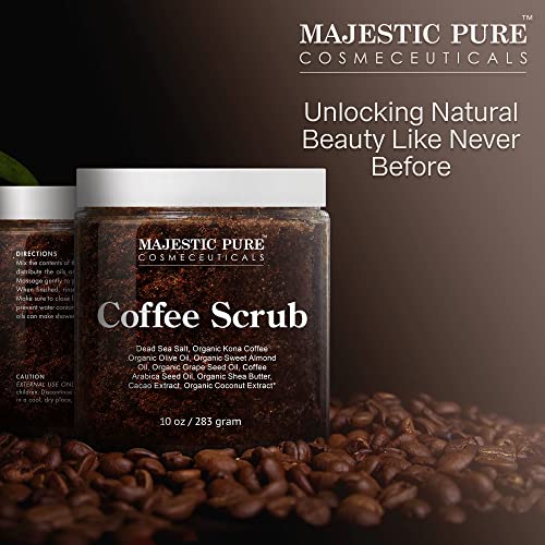 Arabica Coffee Scrub - All Natural Body Scrub for Skin Care, Stretch Marks, Eczema, Age Spots - 10 Ounces | GreenLifeHuman Emporium