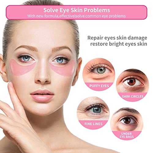 BREYLEE Rose Eye Mask Under Eye Patches - 60 Pcs | GreenLifeHuman Emporium