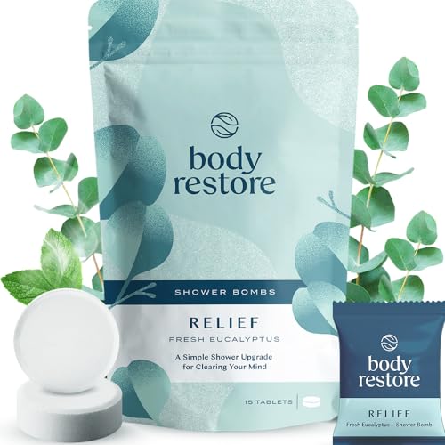 Aromatherapy Shower Steamers for Relaxation, Stress Relief & Luxury Self Care - Fresh Eucalyptus | GreenLifeHuman Emporium
