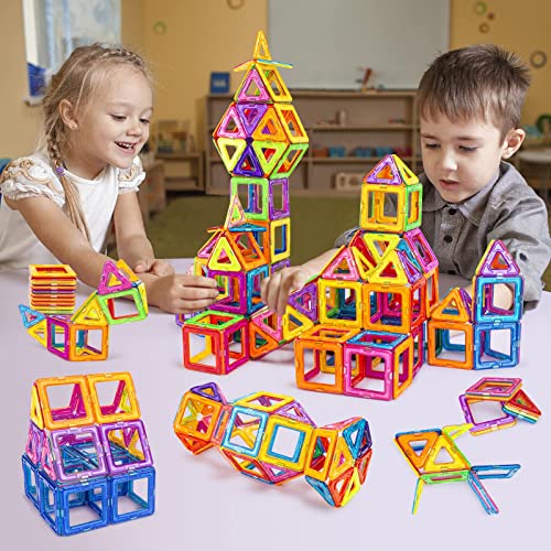 Magnetic Construction Stacking Building Blocks - 64 pcs | GreenLifeHuman Emporium