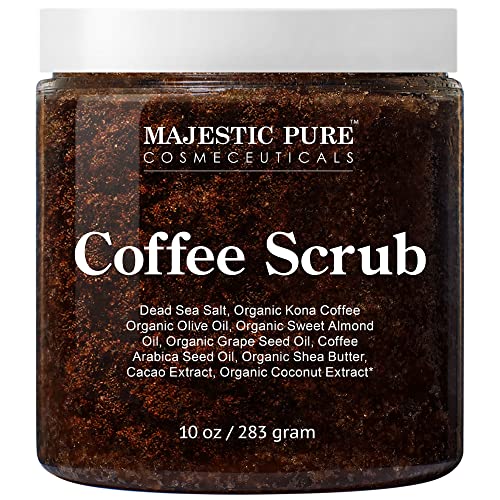 Arabica Coffee Scrub - All Natural Body Scrub for Skin Care, Stretch Marks, Eczema, Age Spots - 10 Ounces | GreenLifeHuman Emporium