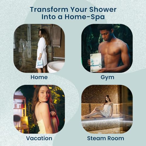 Aromatherapy Shower Steamers for Relaxation, Stress Relief & Luxury Self Care - Fresh Eucalyptus | GreenLifeHuman Emporium
