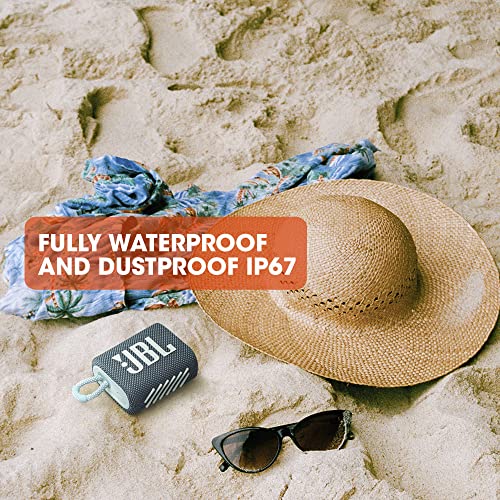 JBL Go 3: Portable Speaker with Bluetooth, Built-in Battery, Waterproof and Dustproof Feature Black | GreenLifeHuman Emporium