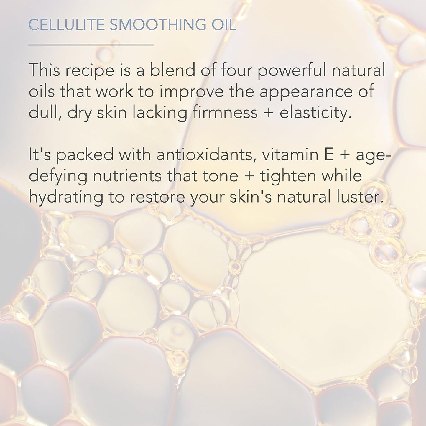 Pure Body Chemical Free 100% Natural Cellulite Massage Oil for Thighs and Butt 240ml | GreenLifeHuman Emporium