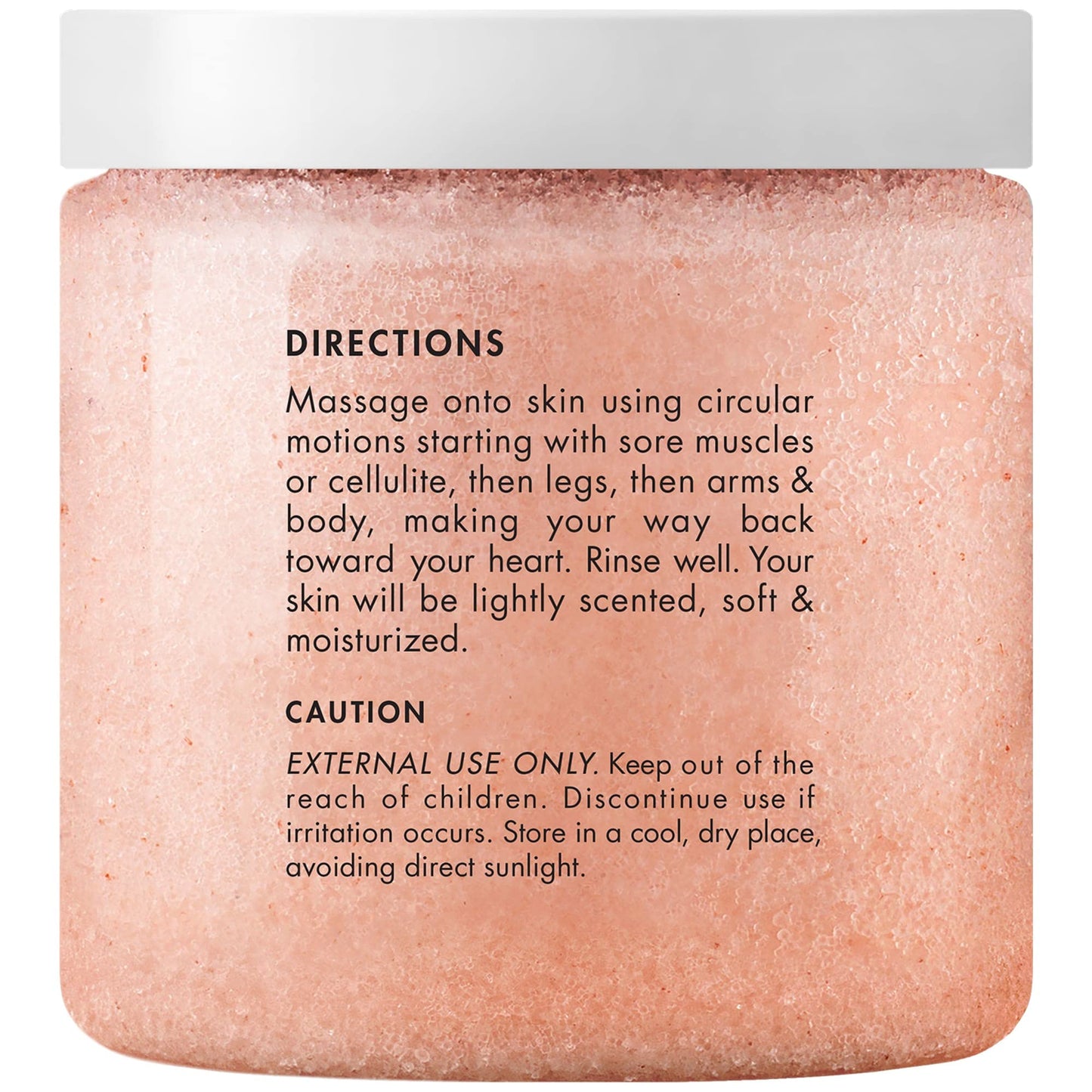 Exfoliating & Moisturizing Deep Cleansing Himalayan Salt Body Scrub with Lychee Oil - 10 oz | GreenLifeHuman Emporium