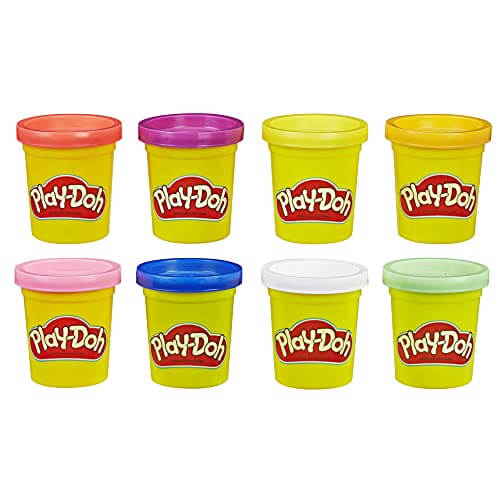 Play-Doh Rainbow 8-Pack - Non Toxic Modeling Clay for Kids